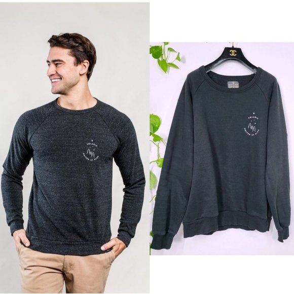 United By Blue Other - UNITED BY BLUE Men's Black Organic Cotton Sweater LARGE Crew Neck Made in USA